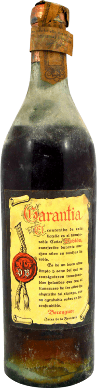 381,95 € Kostenloser Versand | Brandy Destilería Berenguer Coñac Doblón solo Contraetiqueta Sammlerexemplar aus den 1940er Jahren Spanien Flasche 75 cl