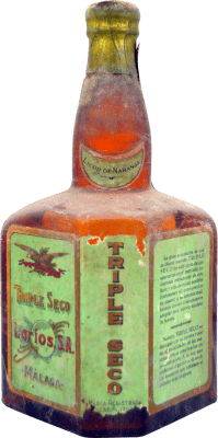 82,95 € Spedizione Gratuita | Triple Sec Larios Esemplare da Collezione anni '30 Spagna Bottiglia 75 cl