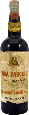 86,95 € Kostenloser Versand | Verstärkter Wein Hijos de Antonio Barceló Viña Barceló Pero Ximen Sammlerexemplar aus den 1930er Jahren Spanien Flasche 75 cl