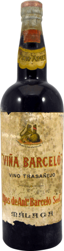 69,95 € Envoi gratuit | Vin fortifié Hijos de Antonio Barceló Viña Barceló Pero Ximen Spécimen de Collection années 1930's Espagne Bouteille 75 cl