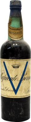 131,95 € Spedizione Gratuita | Vino dolce Sancho Dávila Villafuente Bermeja Esemplare da Collezione anni '30 Spagna Moscato Giallo Bottiglia 75 cl