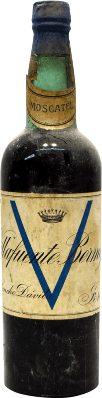 104,95 € 免费送货 | 甜酒 Sancho Dávila Villafuente Bermeja 珍藏版 1930 年代 西班牙 Muscatel Giallo 瓶子 75 cl