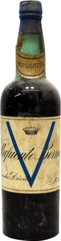 109,95 € Free Shipping | Sweet wine Sancho Dávila Villafuente Bermeja Collector's Specimen 1930's Spain Muscat Bottle 75 cl