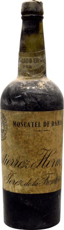 73,95 € Free Shipping | Sweet wine Hermanos Gutiérrez Moscatel de Damas Collector's Specimen 1940's Spain Bottle 75 cl