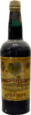 55,95 € Бесплатная доставка | Сладкое вино Carrasco & Benítez Hoja de Parra Añejo Коллекционный образец 1940-х гг Испания Muscat Giallo бутылка 1 L