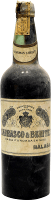 57,95 € Бесплатная доставка | Креплёное вино Carrasco & Benítez Lágrimas Christi Málaga 1940's Испания Бутылка 75 cl Коллекционный экземпляр Не предназначен для употребления