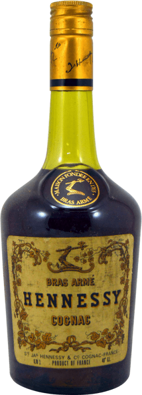 172,95 € Бесплатная доставка | Коньяк Hennessy Bras Armé Коллекционный образец 1990-х гг A.O.C. Cognac Франция бутылка 70 cl