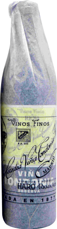 104,95 € 免费送货 | 红酒 López de Heredia Viña Tondonia en Tubo Lata 收藏家标本 预订 D.O.Ca. Rioja 拉里奥哈 西班牙 Tempranillo 瓶子 75 cl