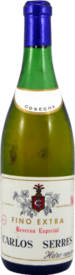 55,95 € 免费送货 | 强化酒 Carlos Serres Especial Etiqueta Decolorada 收藏家标本 预订 1958 D.O.Ca. Rioja 拉里奥哈 西班牙 瓶子 75 cl