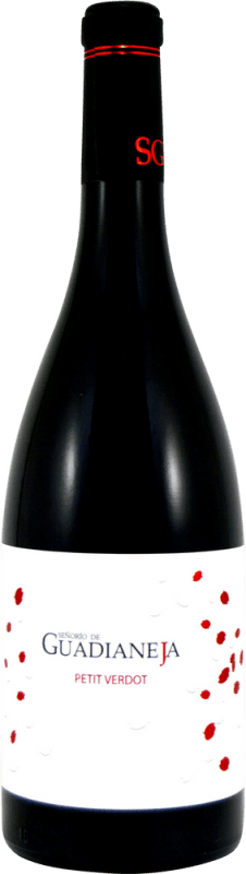 5,95 € Spedizione Gratuita | Vino rosso Vinícola de Castilla Señorío de Guadianeja Giovane D.O. La Mancha Castilla-La Mancha Spagna Petit Verdot Bottiglia 75 cl