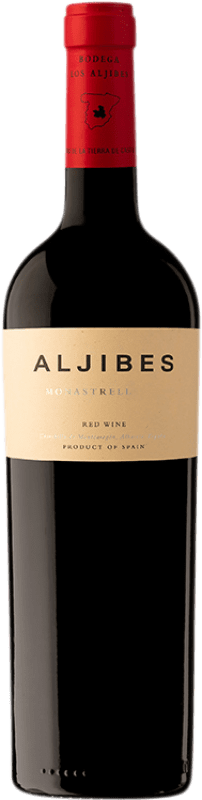 11,95 € 免费送货 | 红酒 Los Aljibes I.G.P. Vino de la Tierra de Castilla 卡斯蒂利亚 - 拉曼恰 西班牙 Monastrell 瓶子 75 cl