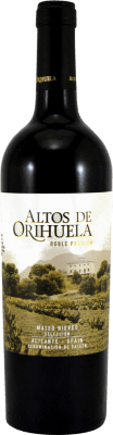 6,95 € Spedizione Gratuita | Vino Rosso Mateo Altos de Orihuela Premium Rovere D.O. Alicante Comunità Valenciana Spagna Syrah, Monastrell Bottiglia 75 cl