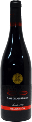 4,95 € 免费送货 | 红酒 El Progreso Ojos del Guadiana Selección D.O. La Mancha 卡斯蒂利亚 - 拉曼恰 西班牙 Merlot, Syrah, Cabernet Sauvignon 瓶子 75 cl