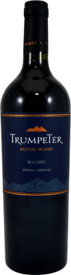 19,95 € 免费送货 | 红酒 Rutini Trumpeter I.G. Mendoza 门多萨 阿根廷 Malbec 瓶子 75 cl