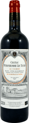 13,95 € 免费送货 | 红酒 Famille Hubert Château Peybonhomme Les Tours Le Charme A.O.C. Bordeaux 波尔多 法国 Merlot, Cabernet Franc, Malbec 瓶子 75 cl