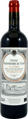 14,95 € Spedizione Gratuita | Vino Rosso Famille Hubert Château Peybonhomme Les Tours Le Charme A.O.C. Bordeaux bordò Francia Merlot, Cabernet Franc, Malbec 75 cl
