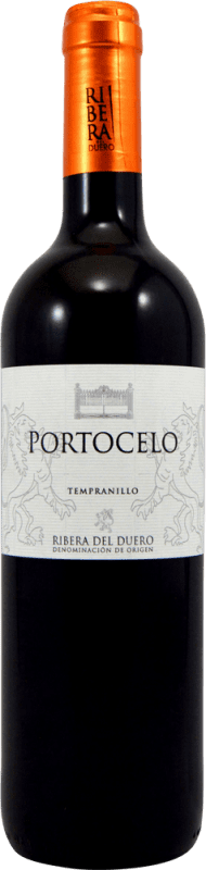 4,95 € Spedizione Gratuita | Vino rosso Castillejo de Robledo Portocelo Giovane D.O. Ribera del Duero Castilla y León Spagna Tempranillo Bottiglia 75 cl