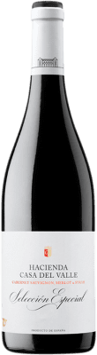 5,95 € 免费送货 | 红酒 Casa del Valle Selección Especial I.G.P. Vino de la Tierra de Castilla 卡斯蒂利亚 - 拉曼恰 西班牙 Merlot, Syrah, Cabernet Sauvignon 瓶子 75 cl
