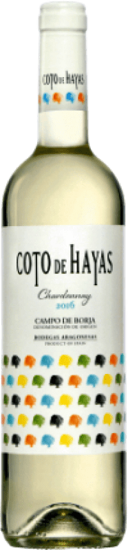 6,95 € Envoi gratuit | Vin Blanc Bodegas Aragonesas Coto de Hayas D.O. Campo de Borja Espagne Chardonnay 75 cl