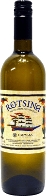 5,95 € Free Shipping | White Wine Cambas Retsina Greece 75 cl