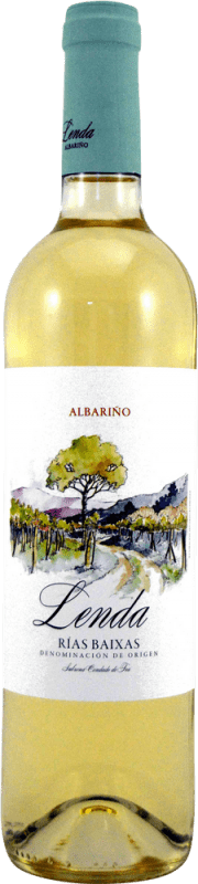 5,95 € Kostenloser Versand | Weißwein Pazo Pondal Lenda D.O. Rías Baixas Galizien Spanien Albariño Flasche 75 cl