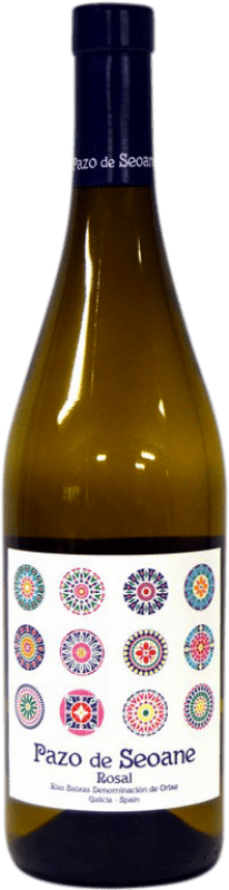 7,95 € Envio grátis | Vinho branco Lagar de Fornelos Pazo de Seoane D.O. Rías Baixas Galiza Espanha Albariño Garrafa 75 cl