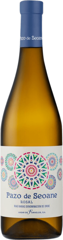 31,95 € Spedizione Gratuita | Vino Bianco Lagar de Fornelos Pazo de Seoane D.O. Rías Baixas Galizia Spagna Albariño 75 cl
