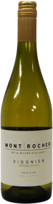 8,95 € Envio grátis | Vinho Branco Mont Rocher I.G.P. Vin de Pays d'Oc França Viognier 75 cl