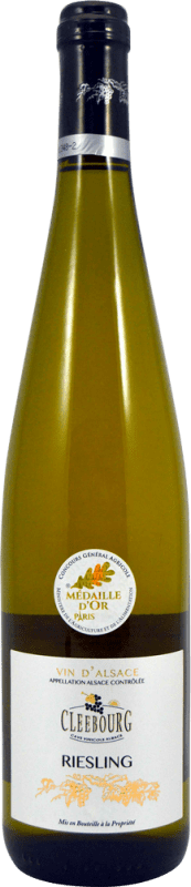 11,95 € Spedizione Gratuita | Vino bianco Cleebourg A.O.C. Alsace Alsazia Francia Riesling Bottiglia 75 cl