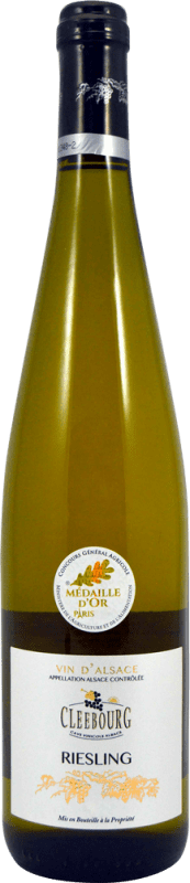 11,95 € Envío gratis | Vino Blanco Cleebourg A.O.C. Alsace Alsace Francia Riesling 75 cl