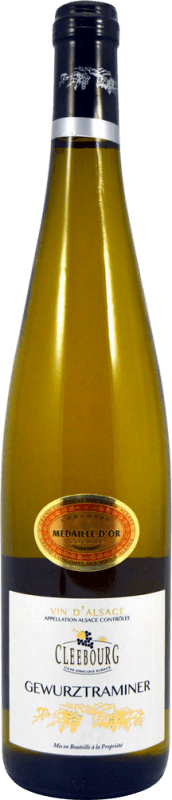 14,95 € Free Shipping | White wine Cleebourg A.O.C. Alsace Alsace France Gewürztraminer Bottle 75 cl