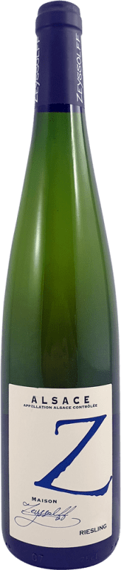 8,95 € Envío gratis | Vino blanco Zeyssolff A.O.C. Alsace Alsace Francia Riesling Botella 75 cl