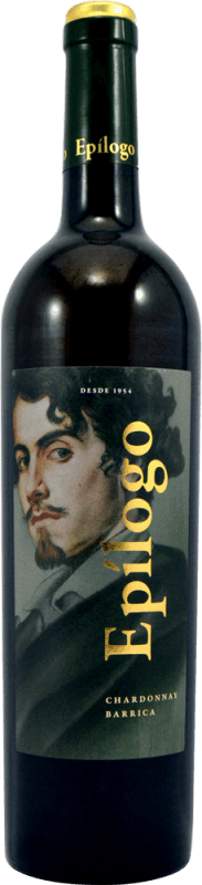 5,95 € Free Shipping | White wine Yuntero Epílogo Barrica D.O. La Mancha Castilla la Mancha Spain Chardonnay Bottle 75 cl