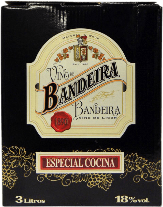 33,95 € Envío gratis | Vino generoso Bardinet Bandeira España Garnacha, Monastrell Bag in Box 3 L