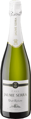 6,95 € Бесплатная доставка | Белое игристое Jaume Serra Природа Брута D.O. Cava Каталония Испания Macabeo, Xarel·lo, Parellada бутылка 75 cl