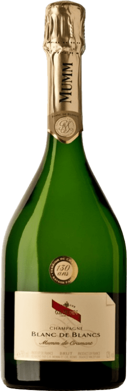 79,95 € Kostenloser Versand | Weißer Sekt G.H. Mumm MUMM de Cramant A.O.C. Champagne Champagner Frankreich Chardonnay Flasche 75 cl