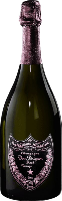 535,95 € Envio grátis | Espumante rosé Moët & Chandon Dom Pérignon Rosé Vintage A.O.C. Champagne Champagne França Pinot Preto, Chardonnay Garrafa 75 cl