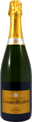 48,95 € 送料無料 | 白スパークリングワイン Canard Duchêne Cuvée Léonie Brut A.O.C. Champagne シャンパン フランス Pinot Black, Chardonnay, Pinot Meunier ボトル 75 cl