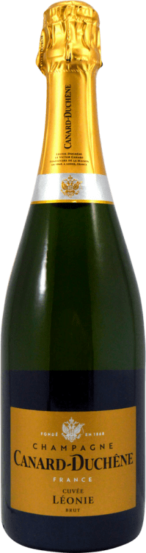 49,95 € Envío gratis | Espumoso blanco Canard Duchêne Cuvée Léonie Brut A.O.C. Champagne Champagne Francia Pinot Negro, Chardonnay, Pinot Meunier Botella 75 cl