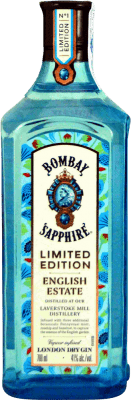 28,95 € Kostenloser Versand | Gin Bombay Sapphire English Estate Limited Edition Großbritannien Flasche 70 cl