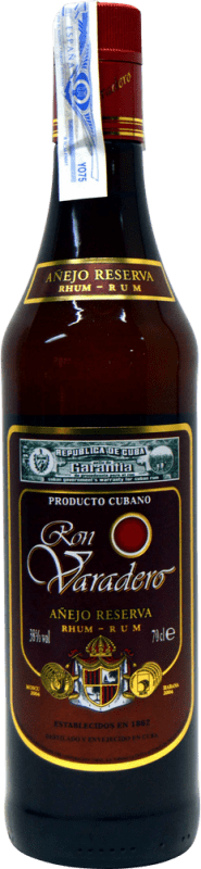 10,95 € Envio grátis | Rum Varadero Añejo Reserva Cuba Garrafa 70 cl