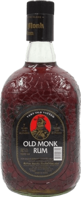 19,95 € Spedizione Gratuita | Rum Old Monk India 7 Anni 1 L