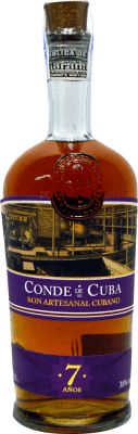 21,95 € Envio grátis | Rum Conde de Cuba Artesanal Cuba 7 Anos Garrafa 70 cl