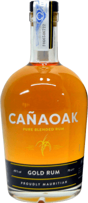42,95 € Kostenloser Versand | Rum Herman Jansen Cañaoak Pure Blended Gold Rum Mauritius Flasche 70 cl
