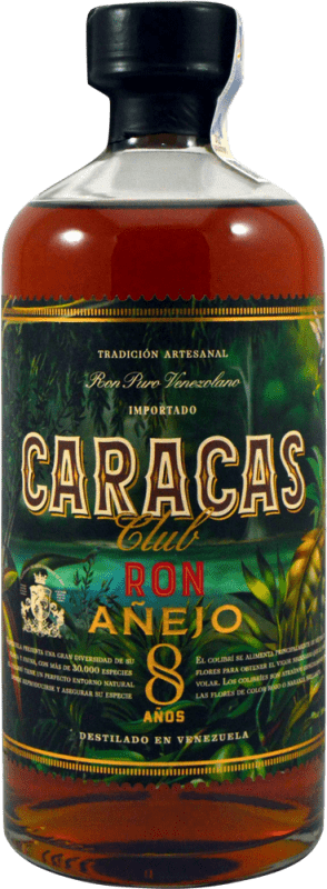 26,95 € Free Shipping | Rum Jodhpur Caracas Club Añejo Venezuela 8 Years Bottle 70 cl