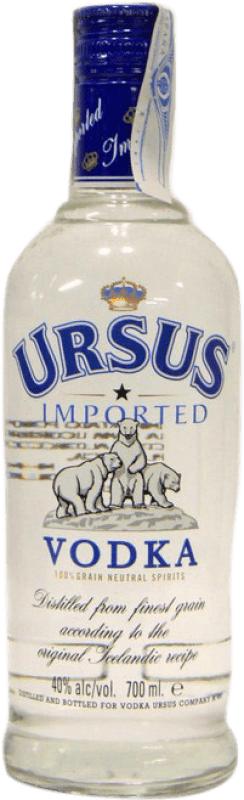 10,95 € Envio grátis | Vodca Ursus Blue Países Baixos Garrafa 70 cl