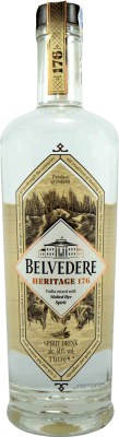81,95 € Бесплатная доставка | Водка Belvedere 176 Héritage — Традиционное наследие Польша 1 L