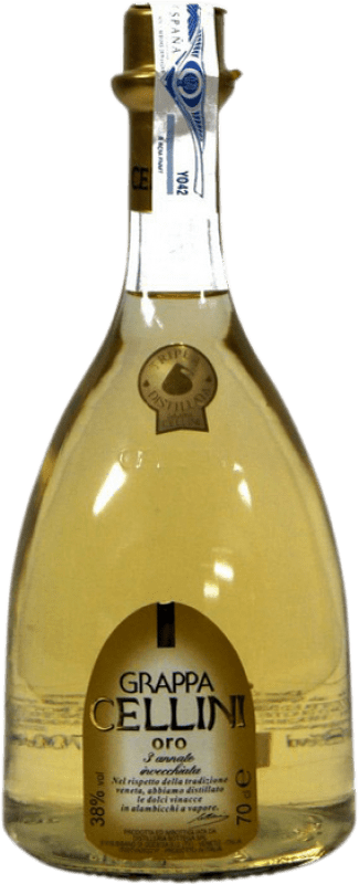13,95 € Envío gratis | Grappa Cellini Oro Italia Botella 70 cl