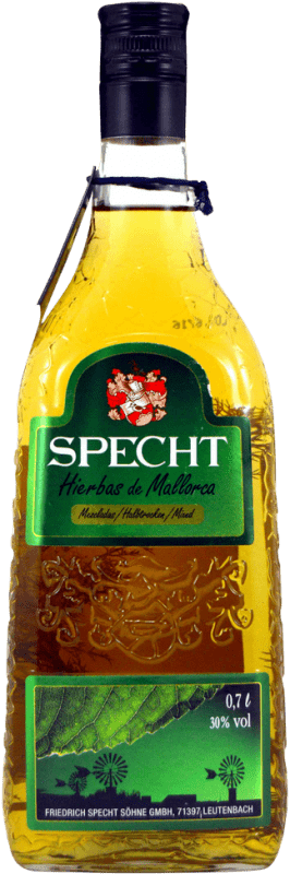 9,95 € Spedizione Gratuita | Liquore alle erbe Friedrich Specht Hierbas de Mallorca Spagna Bottiglia 70 cl