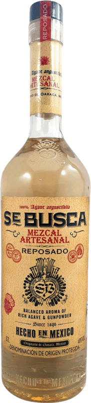 66,95 € Free Shipping | Mezcal Se Busca Artesanal Reposado Angustifolia Mexico Bottle 70 cl